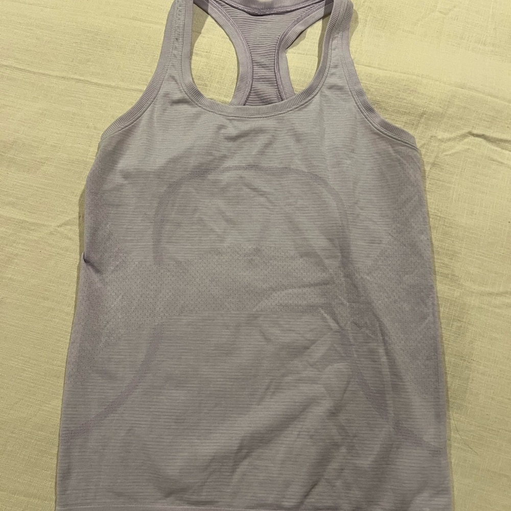 lululemon athletica Light Gray Tank Top